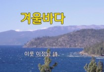 [낭독낭송시 054] 겨울바다 / 이룻 이정님(前 초등학교장) 시